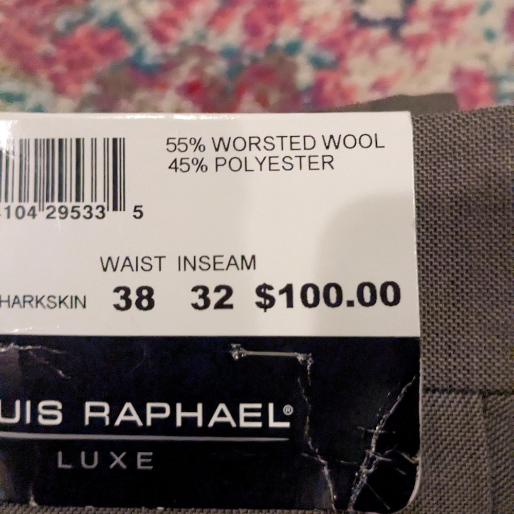 Louis Raphael Men's Tan Pants - Picture 3 of 6